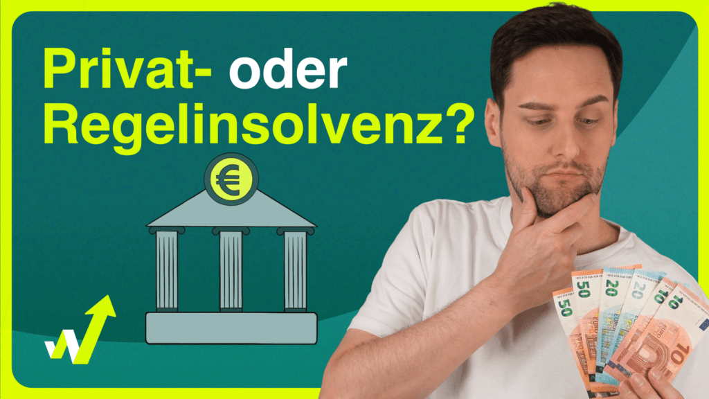 Wie unterscheiden sich Privat- und Regelinsolvenz?