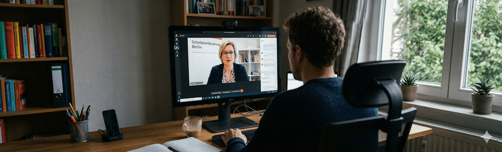 Schuldnerberatung online: Ein Online-Anwalt kann Ihnen dabei helfen, schuldenfrei zu werden.