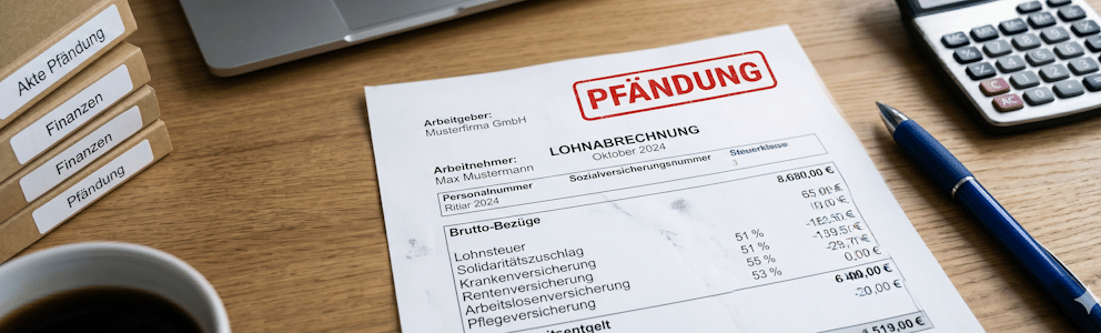 Die Lohnpfändungstabelle zeigt an, wie viel von Ihrem Einkommen gepfändet werden darf.
