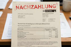 Sie können eine P-Konto-Bescheinigung für rückwirkend gezahlte Leistungen erhalten.